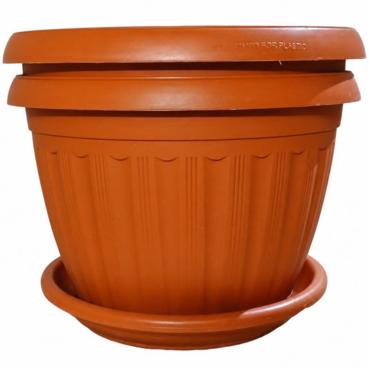Khorshid round planting pot (اصيص خورشيد مدور)