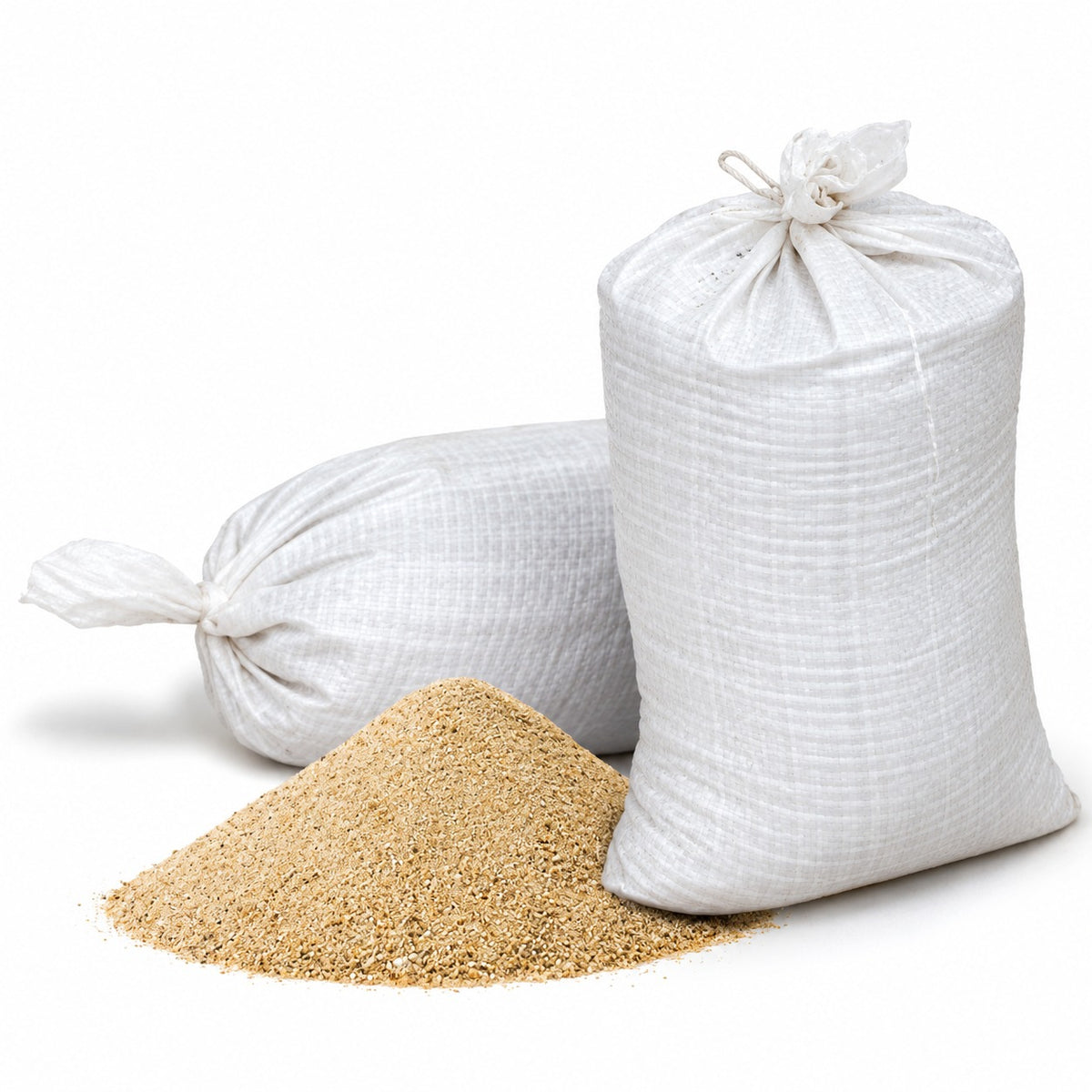 Sand bag (شكارة رمل) woven sack filled with garden sand
