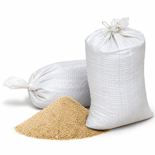 Sand bag (شكارة رمل) woven sack filled with garden sand