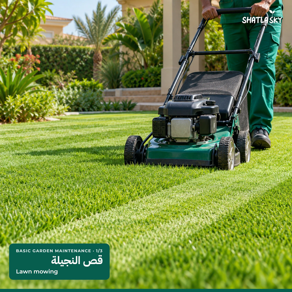 Shatla Sky Basic Garden Maintenance package: Lawn mowing