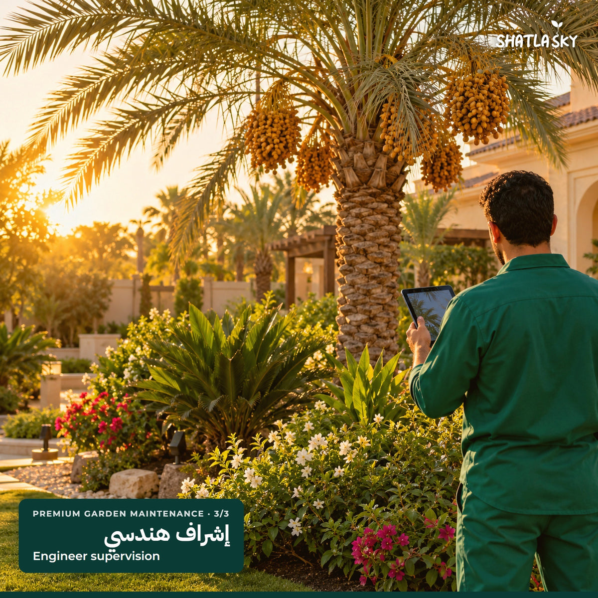 Shatla Sky Premium Garden Maintenance package: Engineer supervision